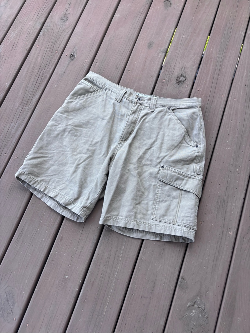 Columbia Cargo Shorts Sz 38 Khaki Outdoor Utility